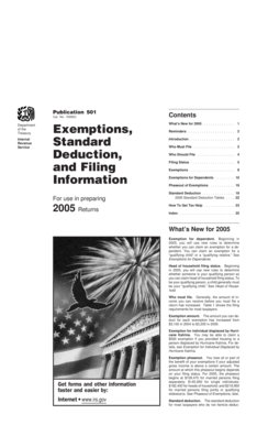 IRS Publication 501