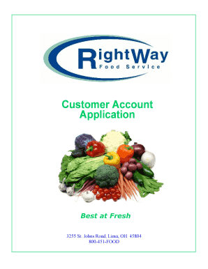 Customer Account Application