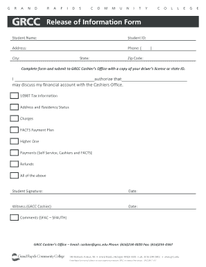 Release of Information Form