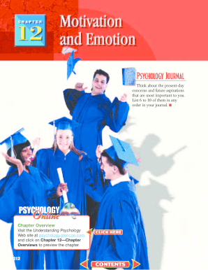 Psychology Journal Template