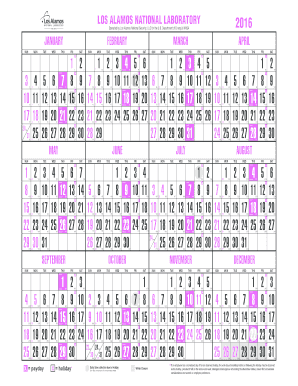 lanl calendar 2021