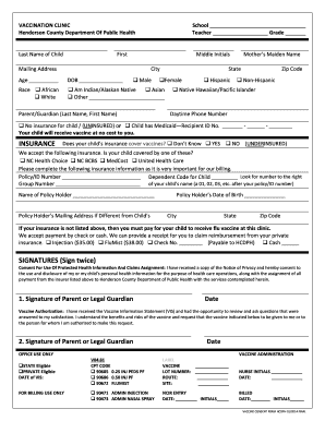 Vaccination Consent Form