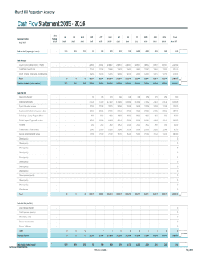 Cash Flow Statement 2015 - 2016 - doe virginia