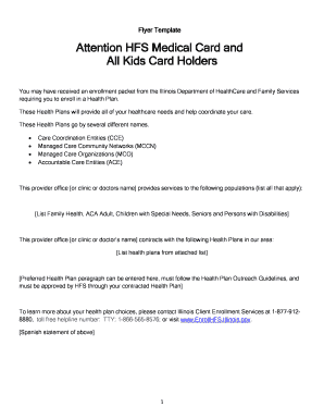 Illinois Health Plan Enrollment Notice