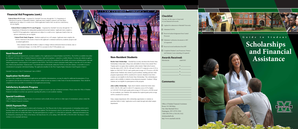 Marshall University Financial Aid Checklist