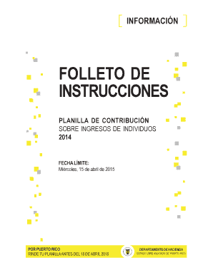 Planilla de Contribución sobre Ingresos de Individuos