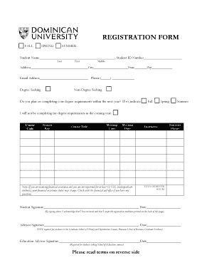 Student Registration Form