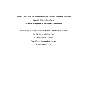 TPD Discharge Referral Form