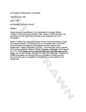 Gift deed format in hindi - Legal Ruling No 322 - Retirement Income Credit Legal Ruling No 322 - Retirement Income Credit - ftb ca