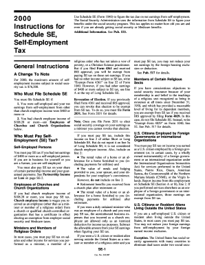 Schedule SE (Form 1040) - Self-Employment Tax