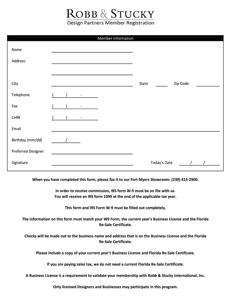 Fillable Online This form and IRS Form W-9 must be filled out ...