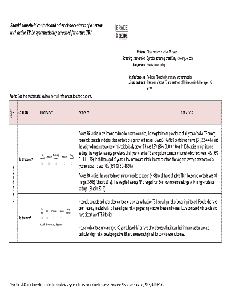 Fillable Online ncbi nlm nih Should household contacts and other close