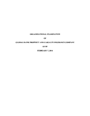 Faa org chart - Global Hawk Property and Casualty Insurance Company - delawareinsurance