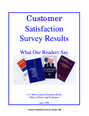 Survey letter sample - Customer Satisfaction Survey Results