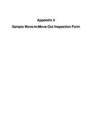 Move-In/Move-Out Inspection Form
