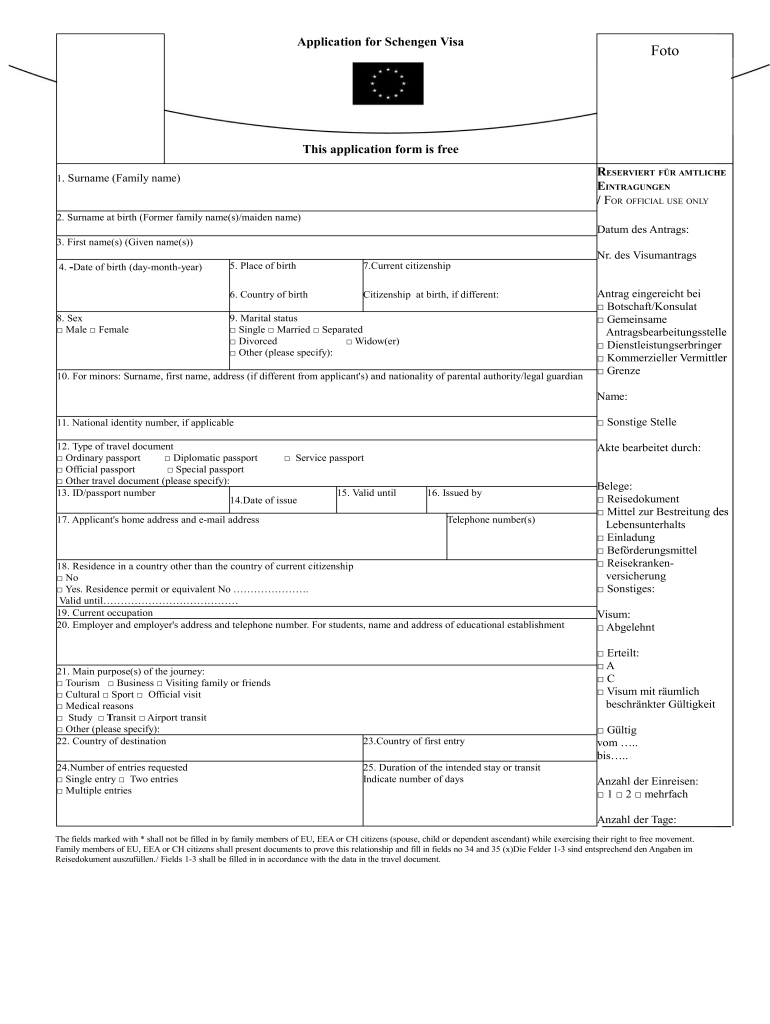 German Family Reunion Visa Application Form Pdf Fill Out Sign Online DocHub