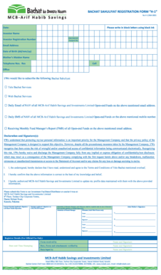 Bachat Sahuliyat Registration Form