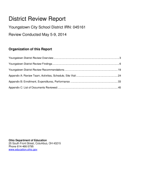 Copy of ADC - YOUNGSTOWN District Review Report Template ...