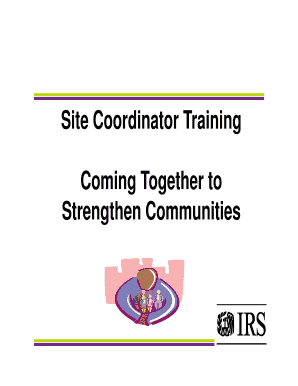 IRS Site Coordinator Training Guide