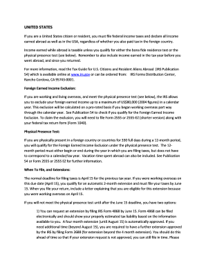 US Foreign Earned Income Tax Guide