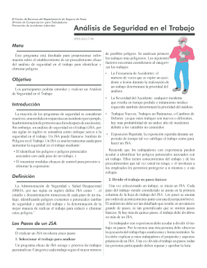 Anlisis de seguridad en el trabajo - tditexasgov - tdi texas