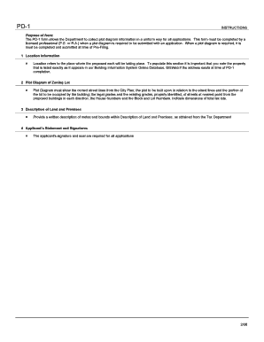 PD-1 Plot Diagram Form