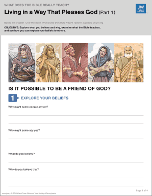 Bible Study Guide: Living in a Way That Pleases God
