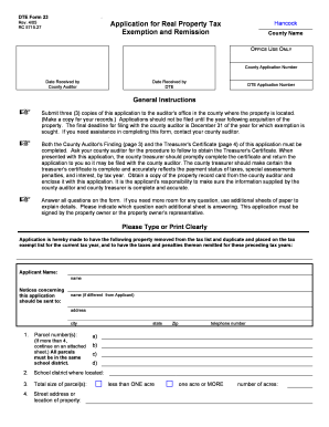 Ohio Real Property Tax Exemption Application