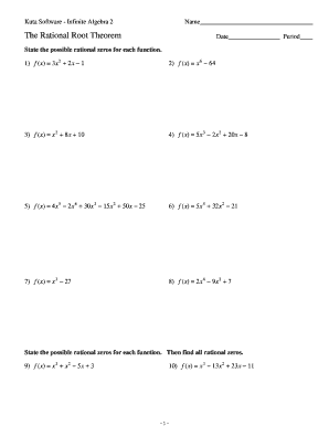 kuta software infinite algebra 2 assignment