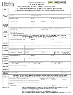 Adoption Report