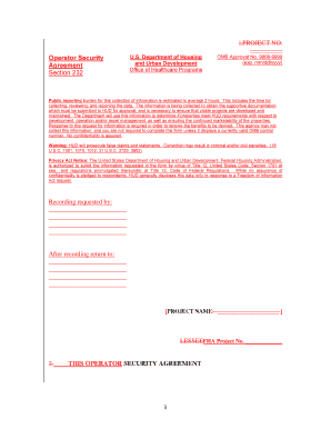 Security Agreement - form. Form Security Agreement - portal hud