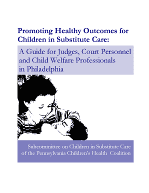 Foster Care Health Checklist for Philadelphia