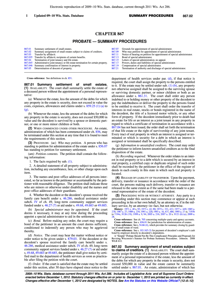Fillable Online docs legis wisconsin Revising Wisconsin's Statutes for