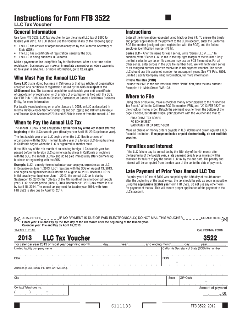 form 3522 california 2023 Preview on Page 1.