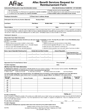 Aflac FSA Reimbursement Form