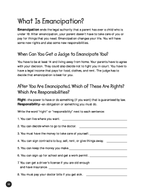 Emancipation Guide for Minors