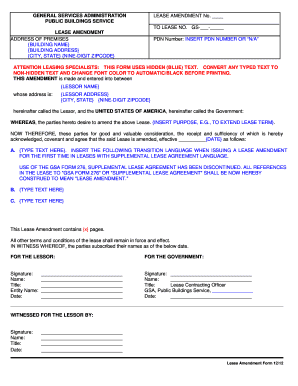 Amendment lease contract sample - MediaID.bin ? VirtMachine.ru - gsa