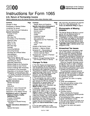 Instructions for Form 1065