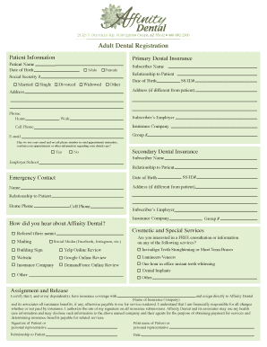 General Consent for Dental Treatment
