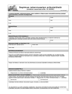 Construction Contract for Small Projects