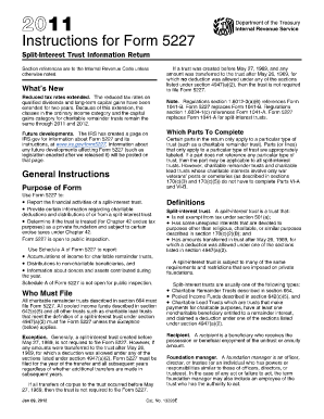 Instructions for Form 5227