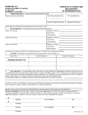 Dual power of attorney definition - form par 101