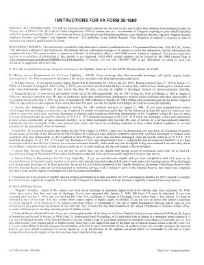 Fillable Online INSTRUCTIONS FOR VA FORM 26-1880 Fax Email Print ...