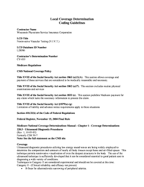 Nursing cv examples - Billing and Coding Guidelines for Noninvasive Vascular Testing NIVT L28586 CV-003 Billing and Coding Guidelines for Noninvasive Vascular Testing NIVT L28586 CV-003 - downloads cms