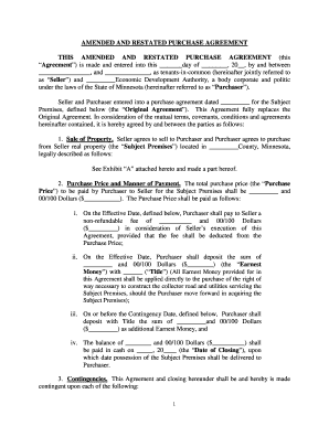 Amended and Restated Purchase Agreement
