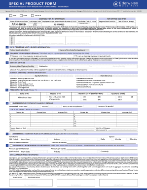 Edelweiss Mutual Fund Investment Form