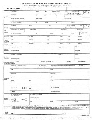 Patient Health History Form