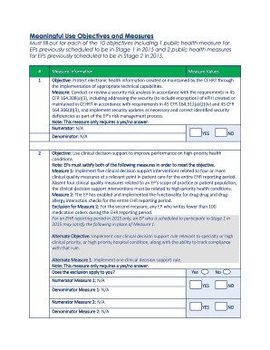 Eligible Professional Attestation Worksheet