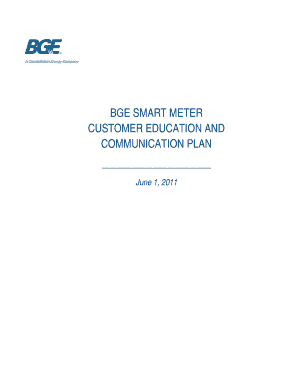 Bge smart meter customer education and ... - SmartGrid.gov - smartgrid