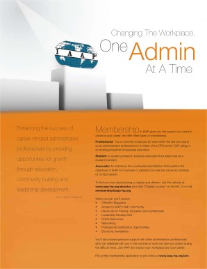 IAAP Membership Application Form